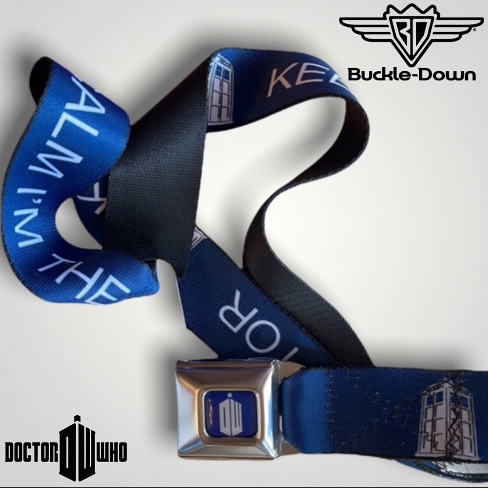 Buckle Down Dr Who Seat Belt Belt